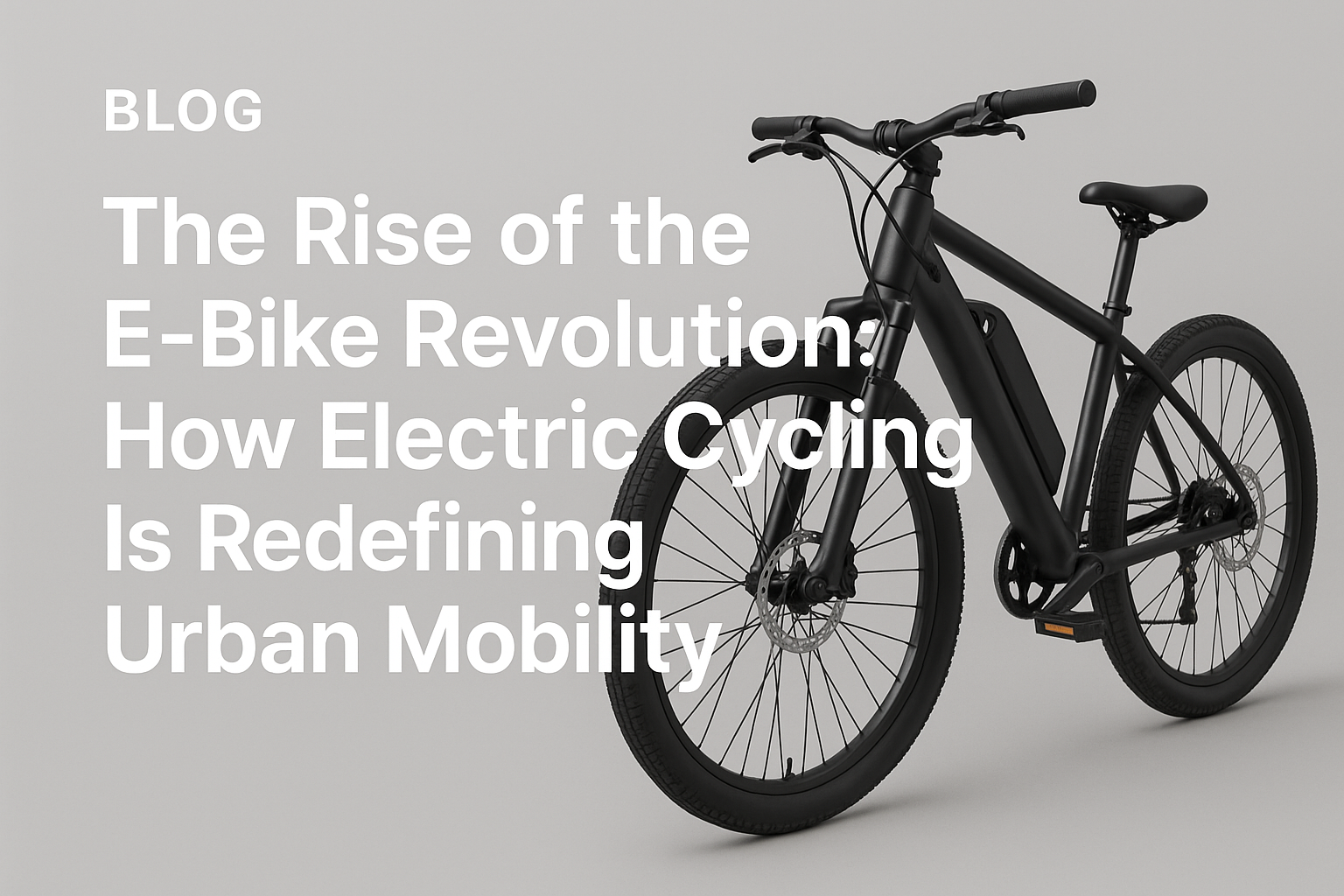 The Rise of the E-Bike Revolution: How Electric Cycling Is Redefining Urban Mobility - Trail Surge