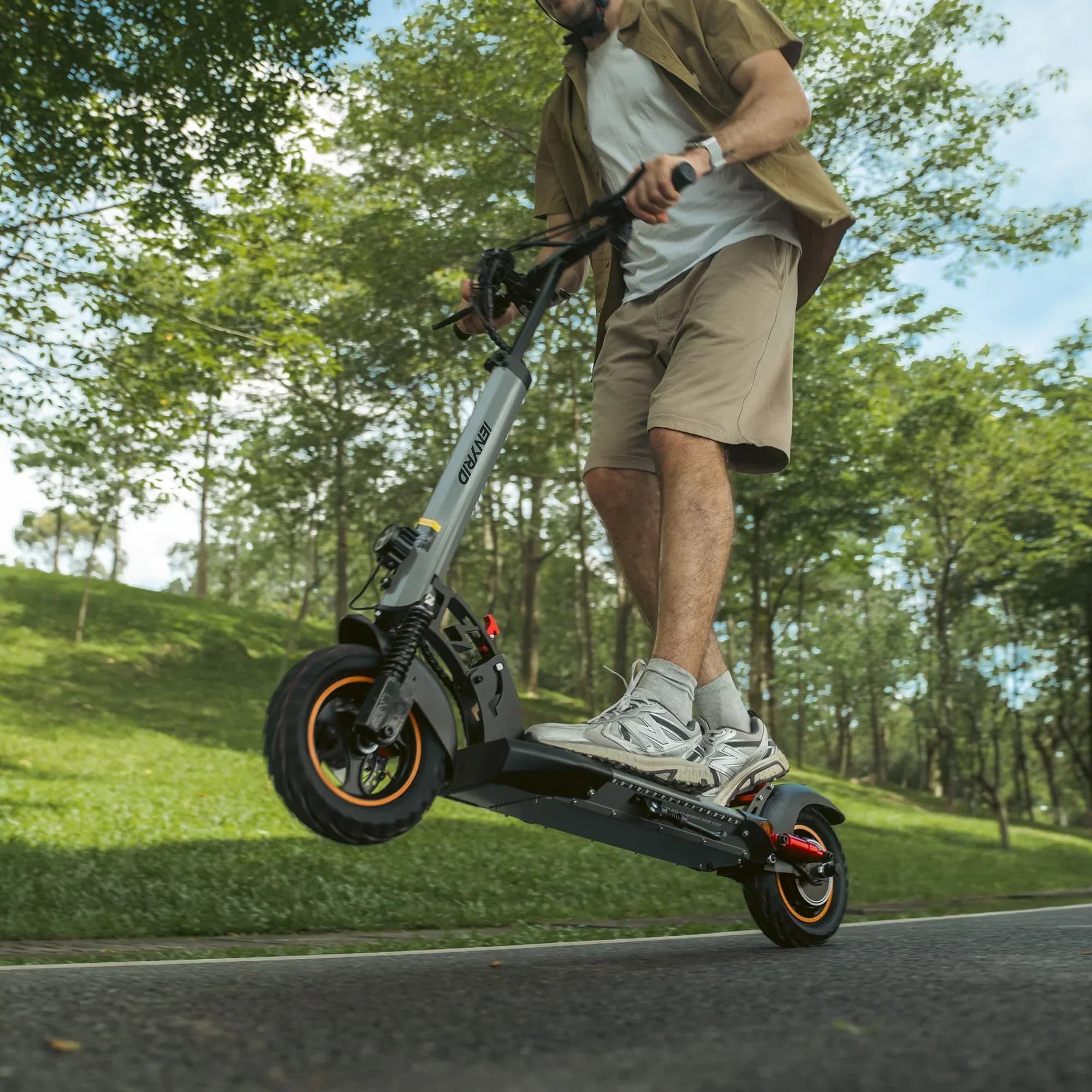 scooter controls and safety checks