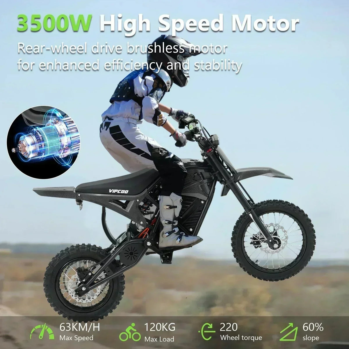 Vipcoo H3 Electric Dirt Bike Review: Raw Power Meets Off-Road Freedom - Trail Surge