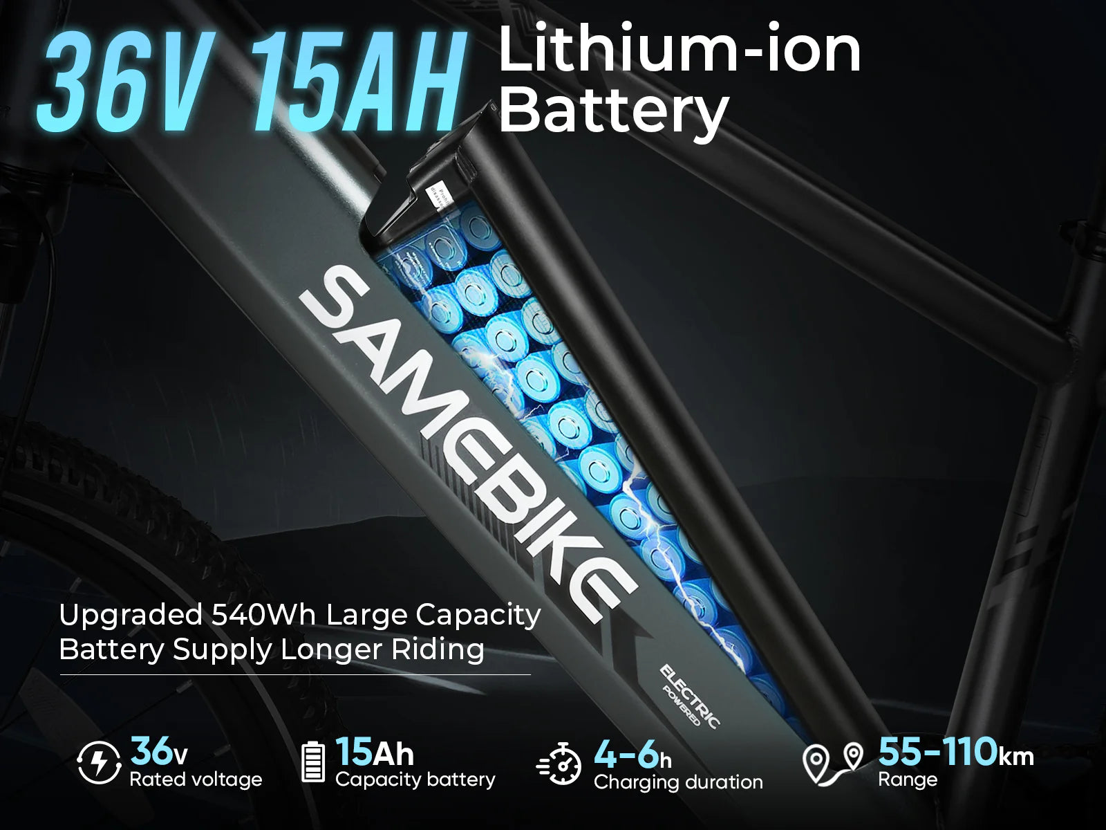 Samebike RS-A01 Electric Bike - Trail Surge