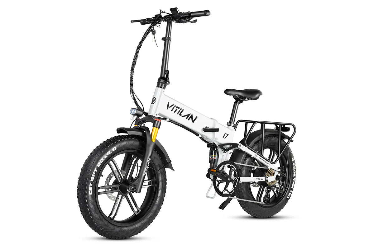 Vitilan I7 Pro 3.0 Folding Electric Bike 48V 20Ah Full Suspension Vitilan