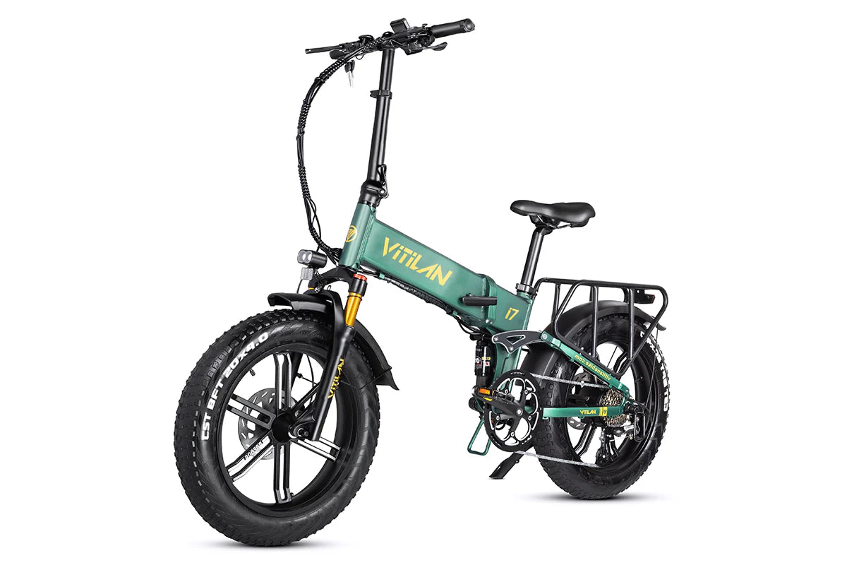 Vitilan I7 Pro 3.0 Folding Electric Bike 48V 20Ah Full Suspension Vitilan