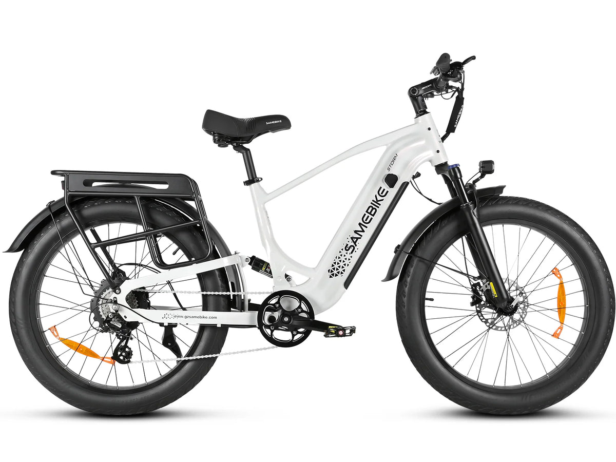SAMEBIKE Storm Full Suspension Fat Tyre Electric Bike 4