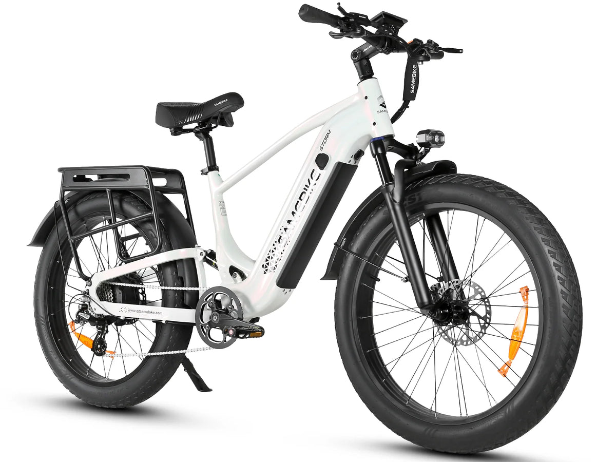 SAMEBIKE Storm Full Suspension Fat Tyre Electric Bike 6