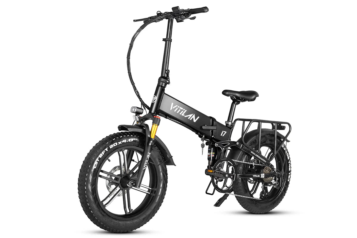 Vitilan I7 Pro 3.0 Folding Electric Bike 48V 20Ah Full Suspension Vitilan