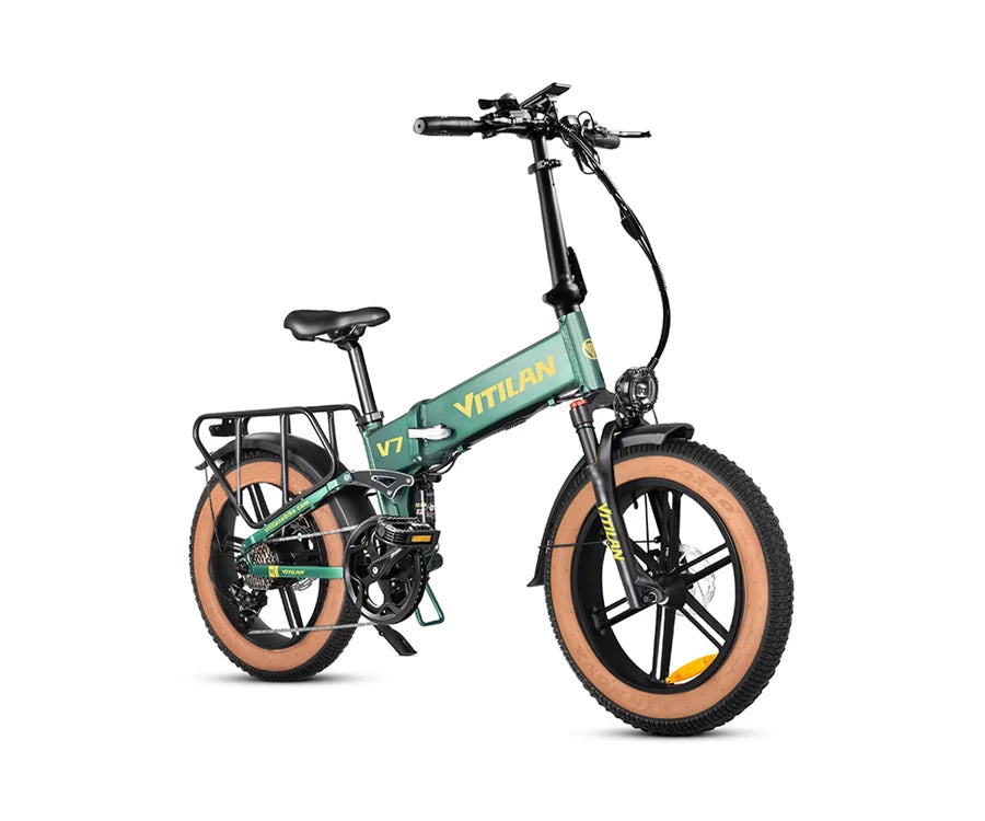 Vitilan V7 750W Folding Full Suspension Fat Tyre Electric Bike – 48V 20Ah 9