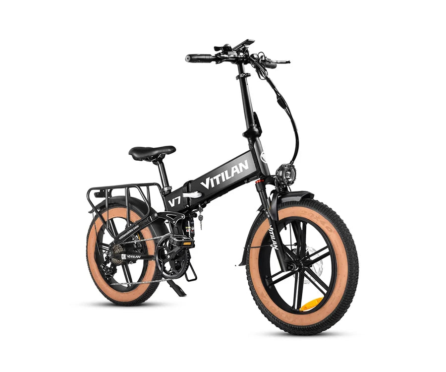Vitilan V7 750W Folding Full Suspension Fat Tyre Electric Bike – 48V 20Ah 11