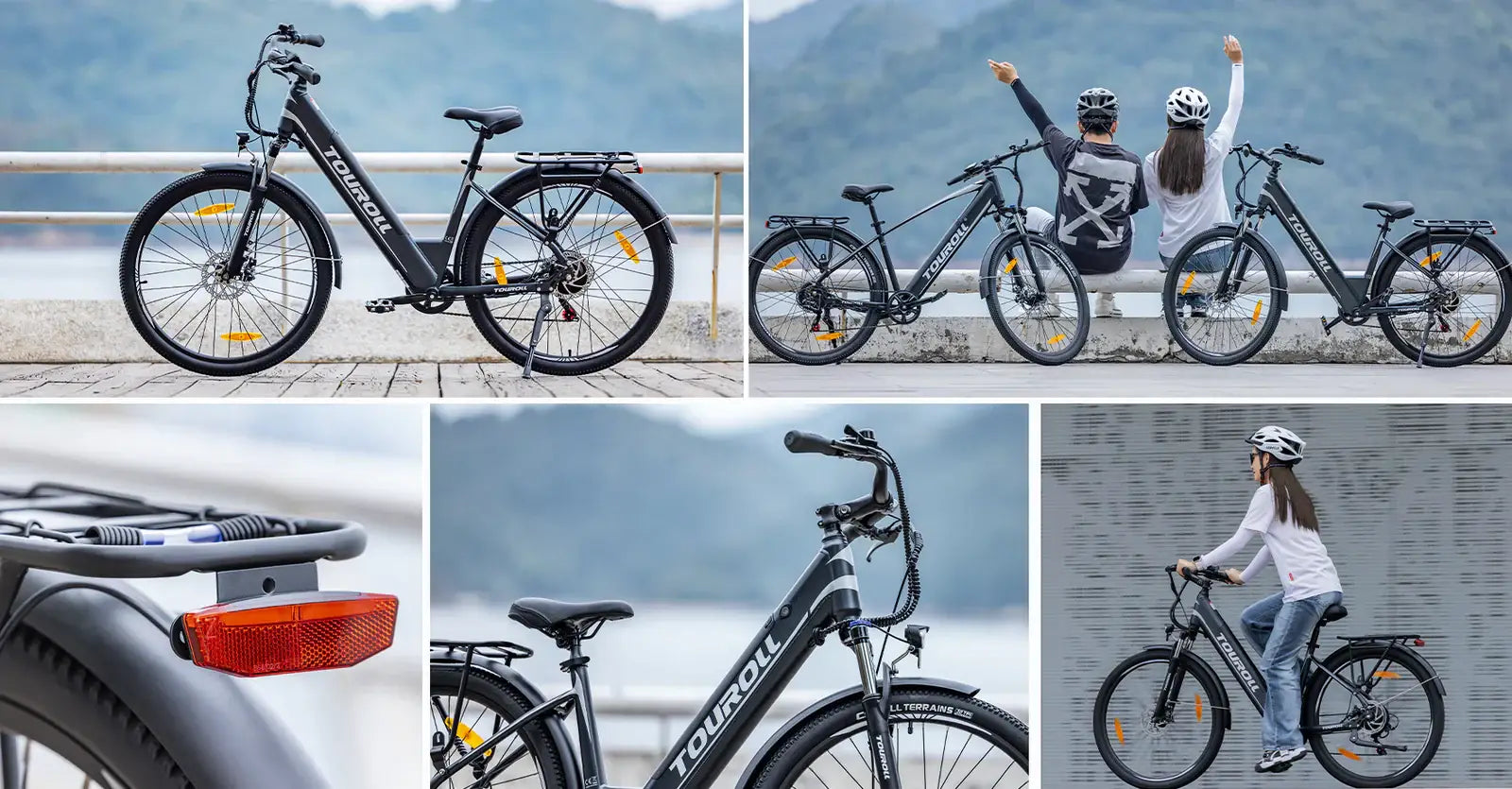 Touroll J1 Step Thru Electric Bike 250W 36V 15.6AH Touroll