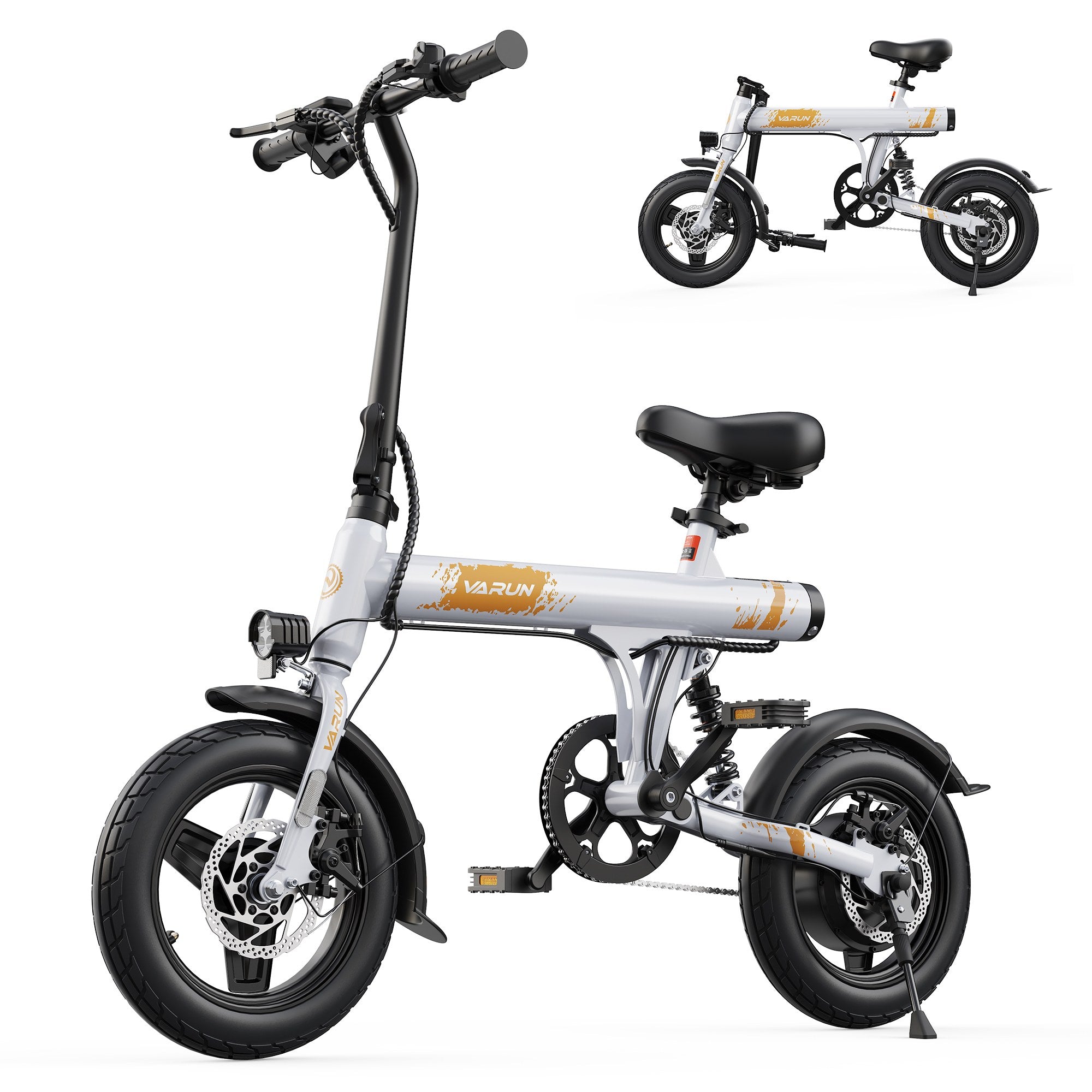 Varun C14-1 Mini Electric Bike 36V 7.8Ah 20MPH 14 Inch E-Bike Varun