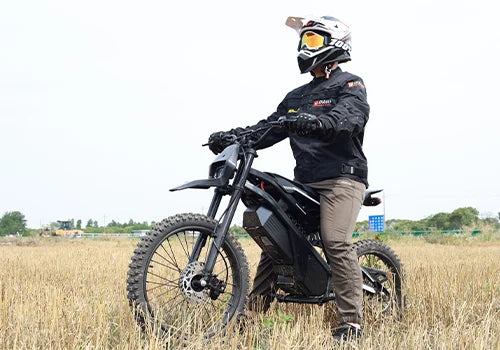 VALTINSU EM-23 electric dirt bike - riding photo