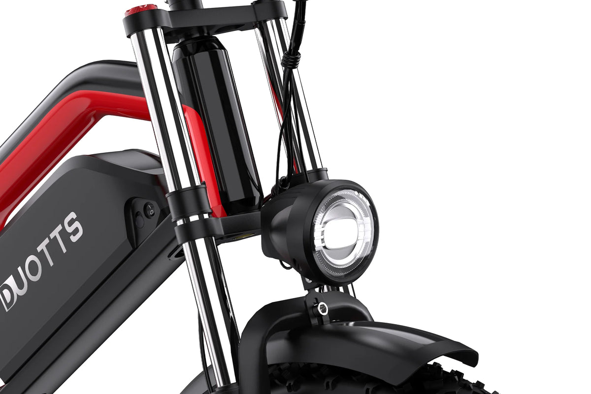 Bicicleta eléctrica de ruedas anchas y doble motor DUOTTS N26 10