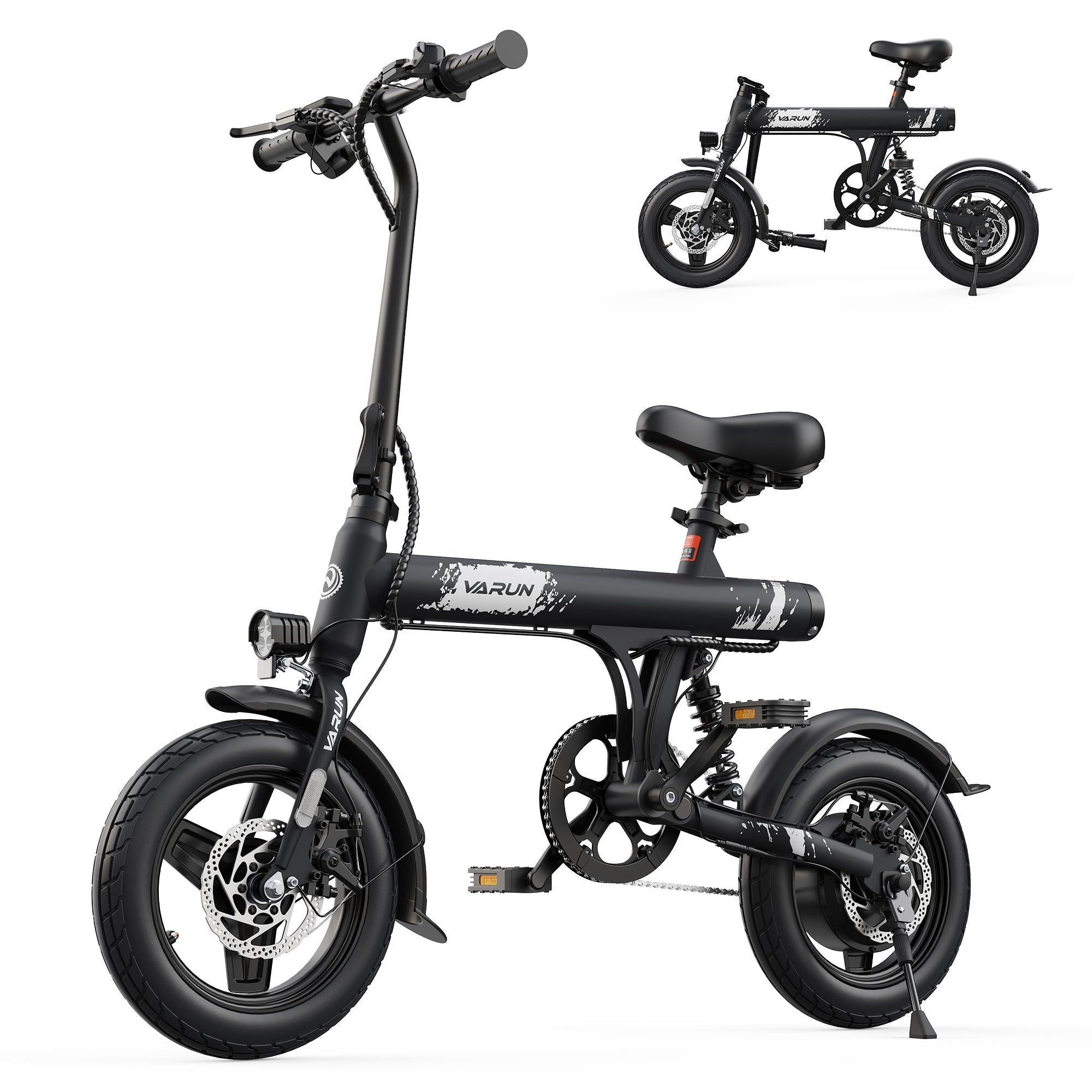 Varun C14-1 Mini Electric Bike 36V 7.8Ah 20MPH 14 Inch E-Bike Varun
