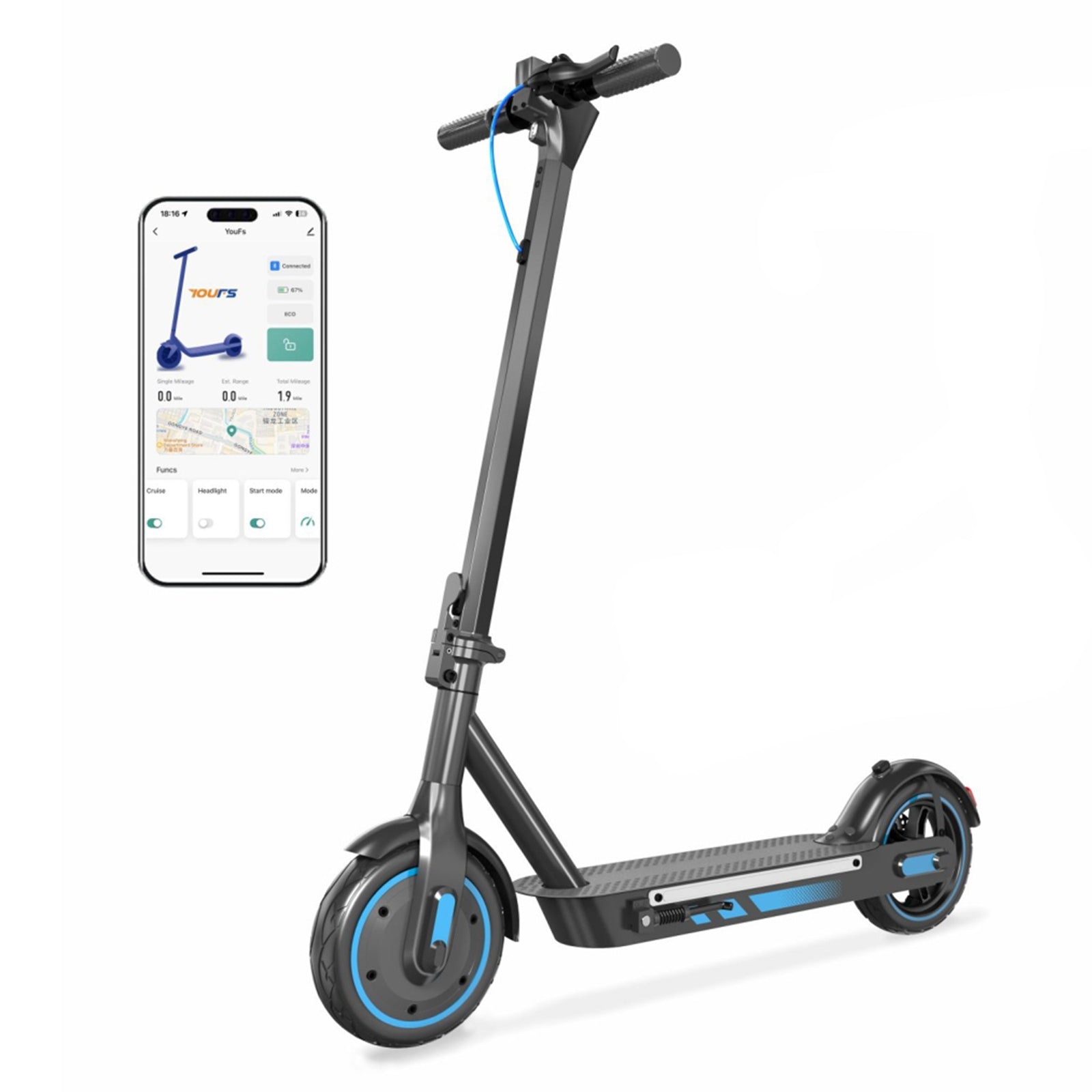 iWheels V10 Pro Electric Scooter 1