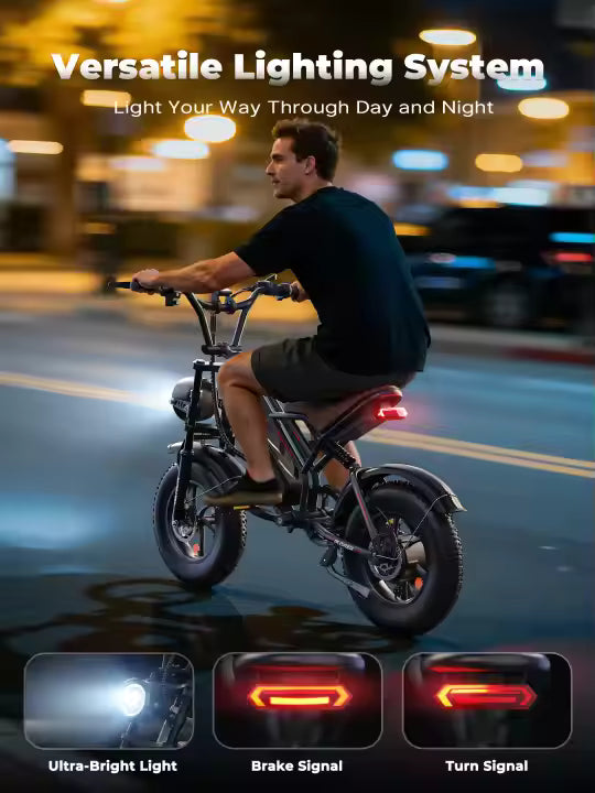 Varun Super Y Small Electric Bike 16inch Fat Tire 250W 48V 13Ah Varun