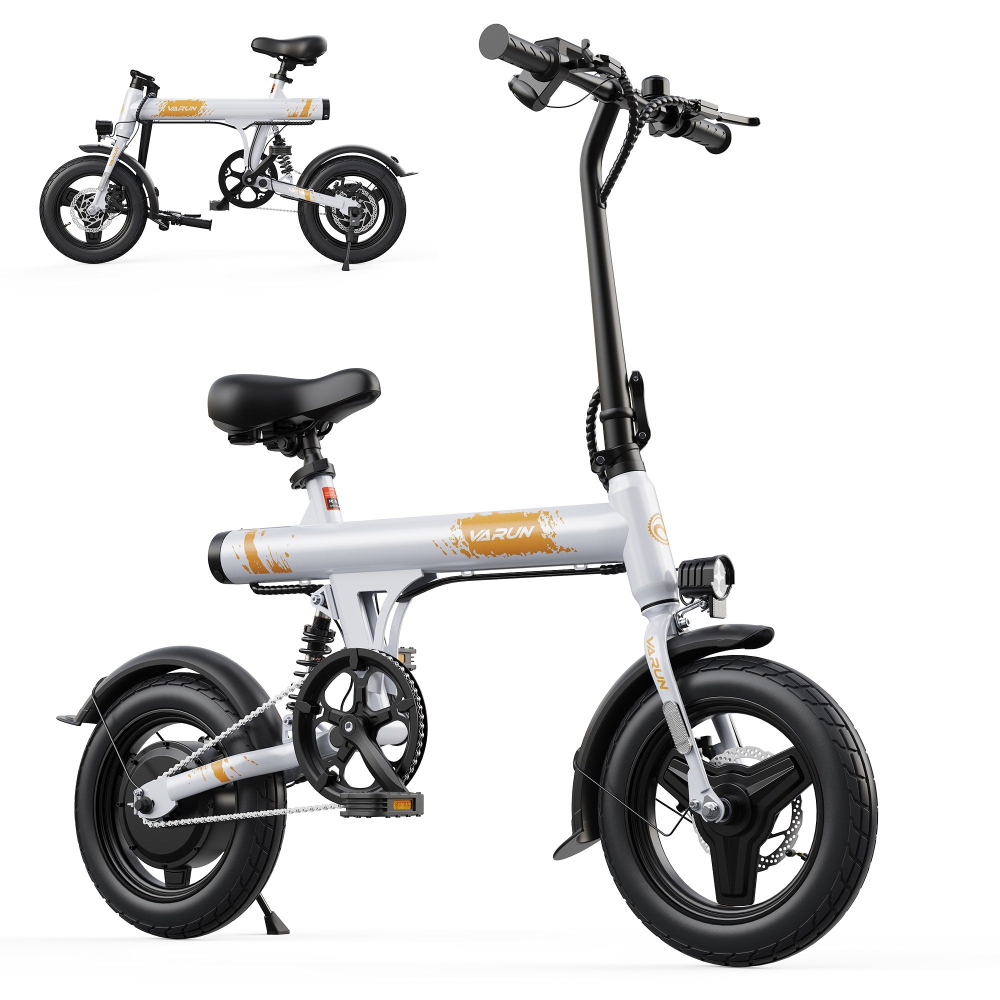 Varun C14-1 Mini Electric Bike 36V 7.8Ah 20MPH 14 Inch E-Bike Varun
