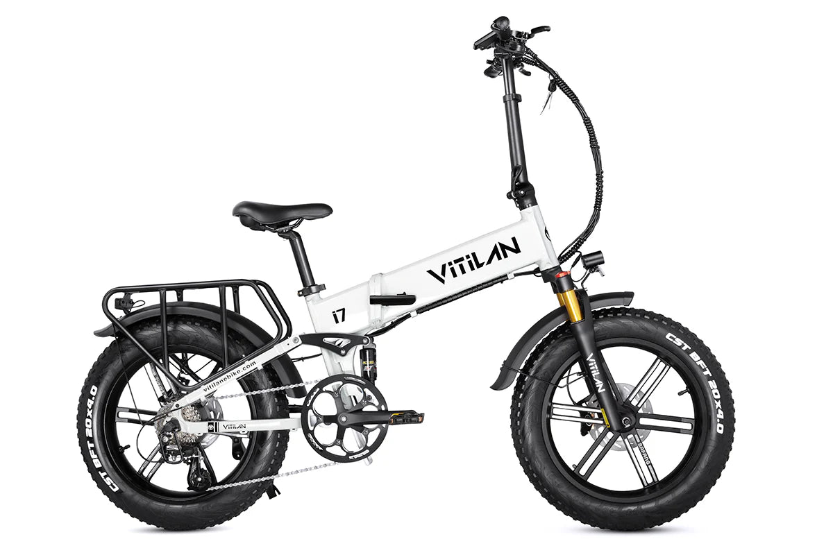 Vitilan I7 Pro 3.0 Folding Electric Bike 48V 20Ah Full Suspension Vitilan