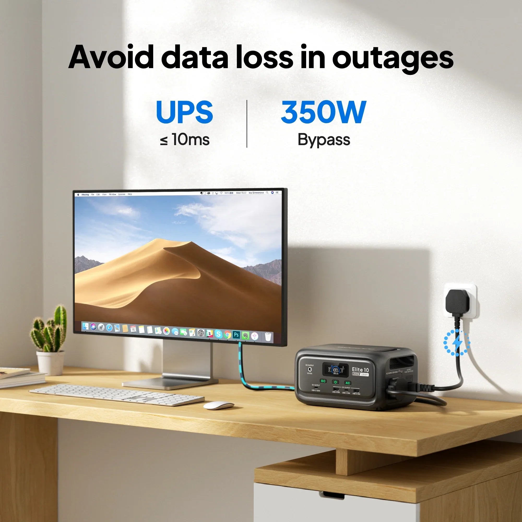 BLUETTI Elite 10 Mini Power Station | 200W 128Wh - Trail Surge