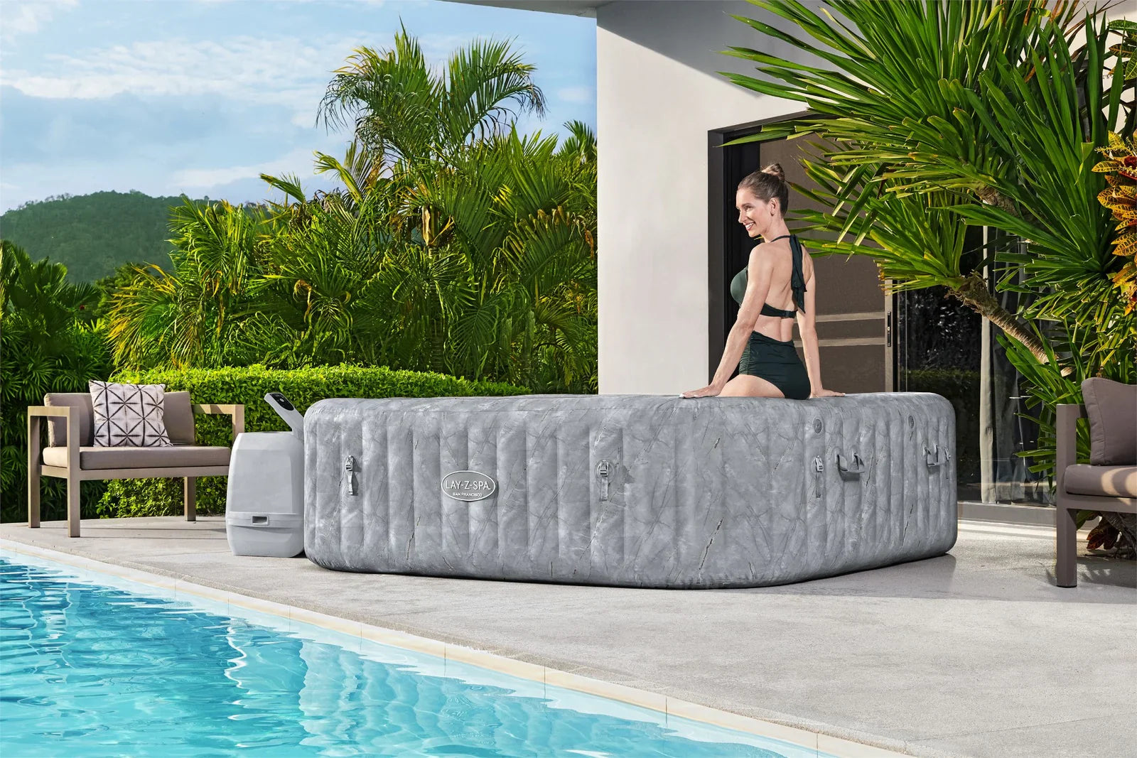 Lay-Z-Spa San Francisco EnergySense® Smart Luxe HydroJet Pro™ 2