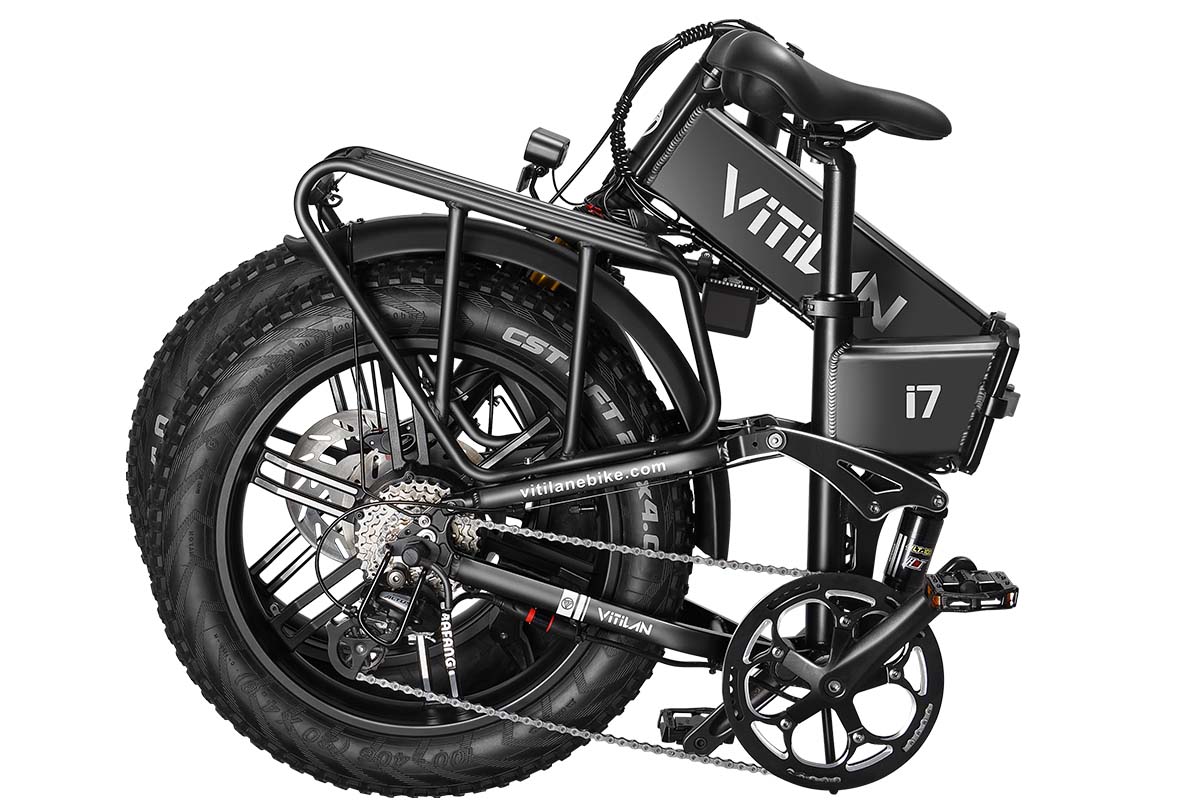 Vitilan I7 Pro 3.0 Folding Electric Bike 48V 20Ah Full Suspension Vitilan
