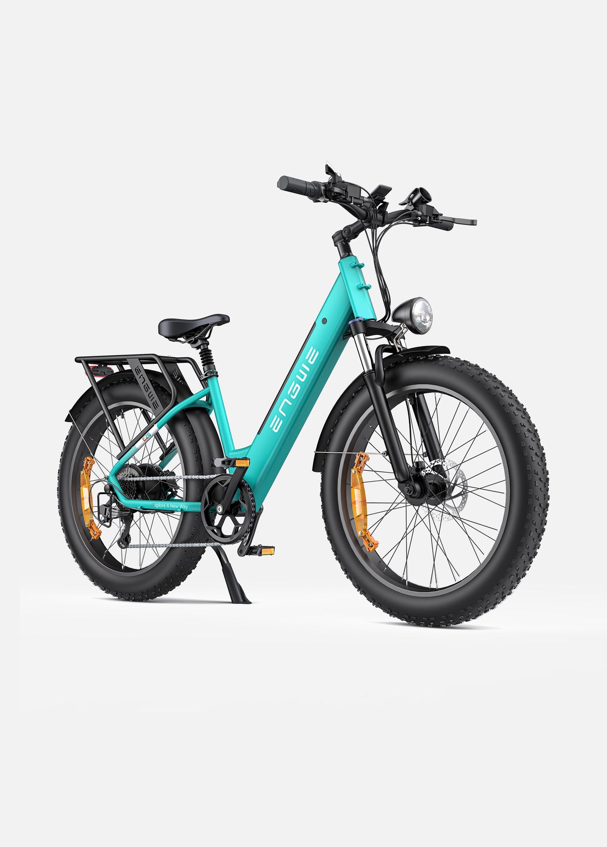 Engwe E26 Step Through Gem Blue Electric Bike - Trail Surge