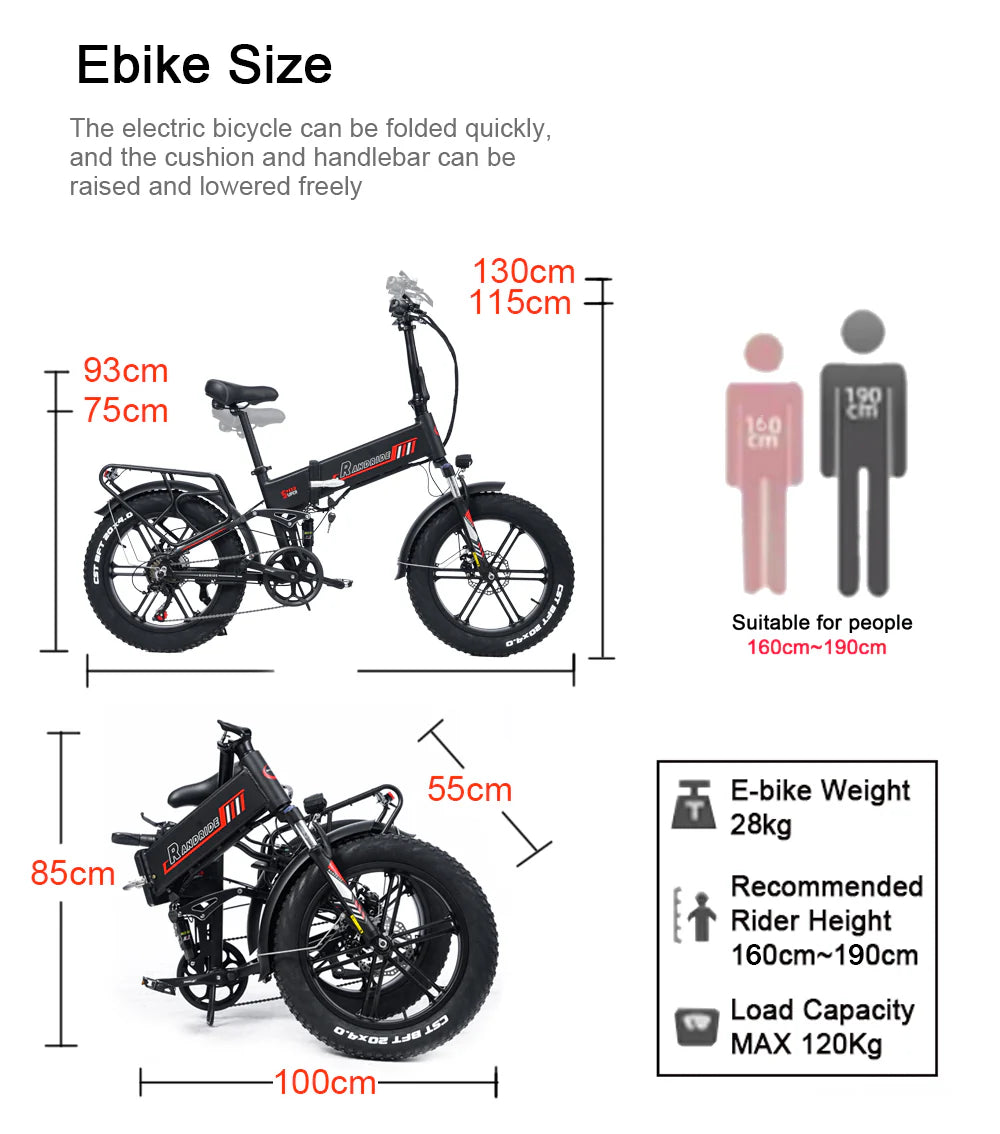 Randride YX20M Folding Electric Bike Randride