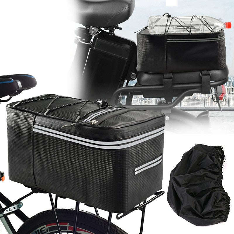 Rear Seat Bike Bag Waterproof Rack Pack with Rain cover Trail Surge