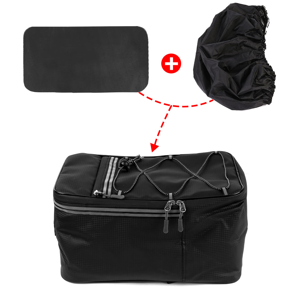 Rear Seat Bike Bag Waterproof Rack Pack with Rain cover Trail Surge