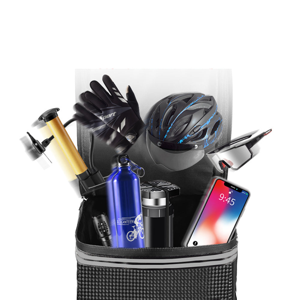 Rear Seat Bike Bag Waterproof Rack Pack with Rain cover Trail Surge