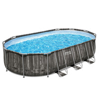 Bestway 20' x 12' x 48" Steel Pro MAX Oval Pool Set above ground pool