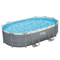 Bestway 16' x 10' x 42" Steel Pro MAX Oval Pool Set above ground pool