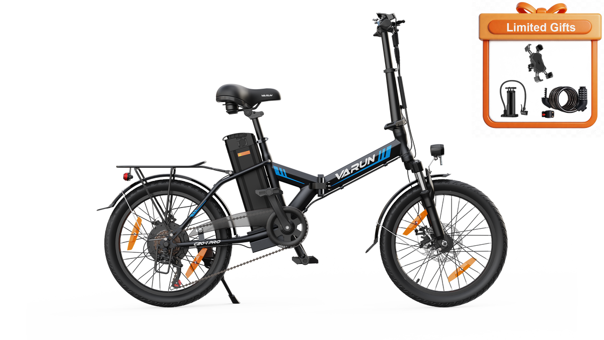 VARUN C20-1 PRO electric bike - Black