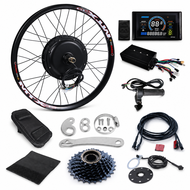 52V 2000W Rear Wheel eBike Conversion Kit