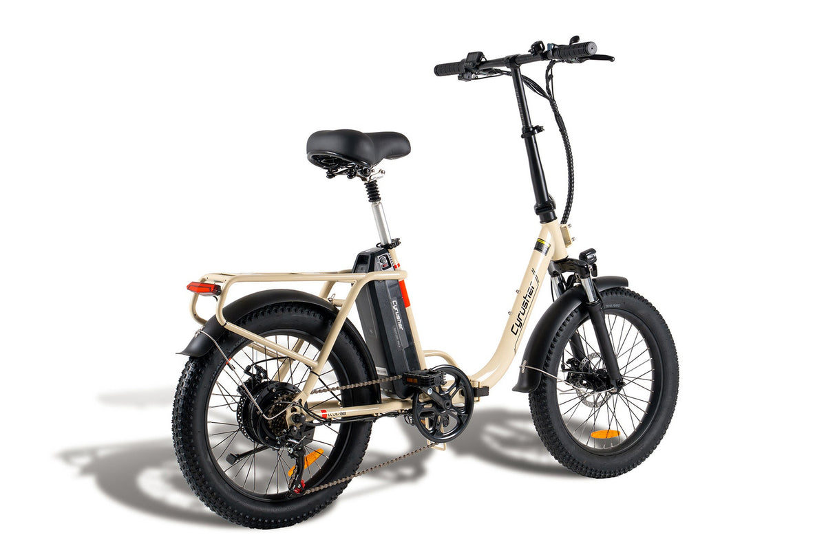 Cyrusher Loop 2.0 beige electric bike details