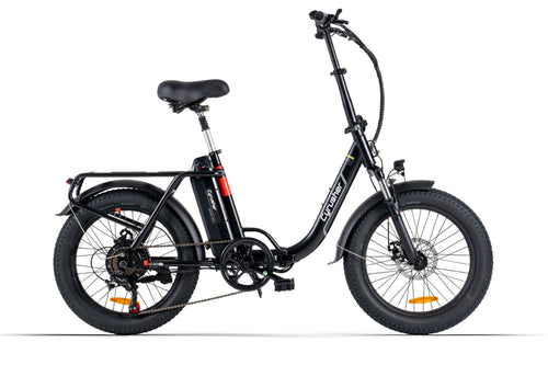Cyrusher Loop 2.0 Folding Electric Bike in Black