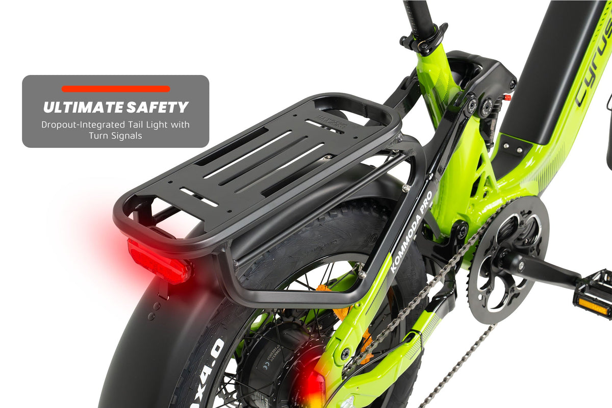 Cyrusher Kommoda Pro rear light and turn signals