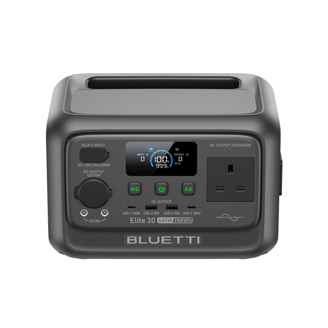 BLUETTI Elite 30 V2 Portable Power Station | 600W 288Wh - Trail Surge