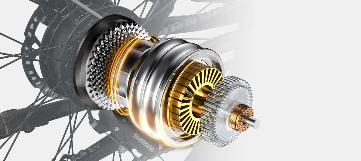 Emoko EC27 electric bike motor close-up