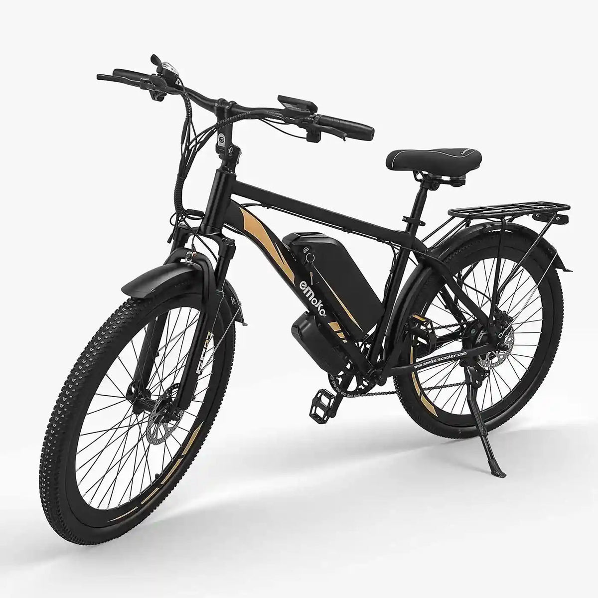 Emoko EC27 electric bike dual battery setup