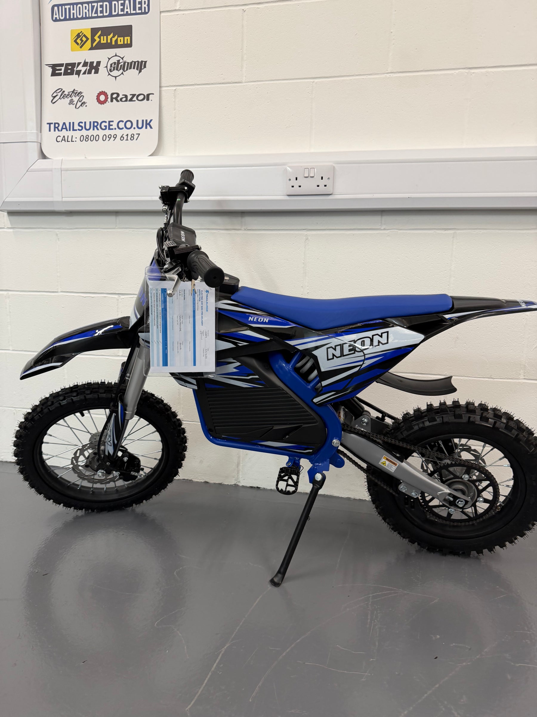 Real product photo of Neon Titan X 60V Electric Dirt Bike from TrailSurge