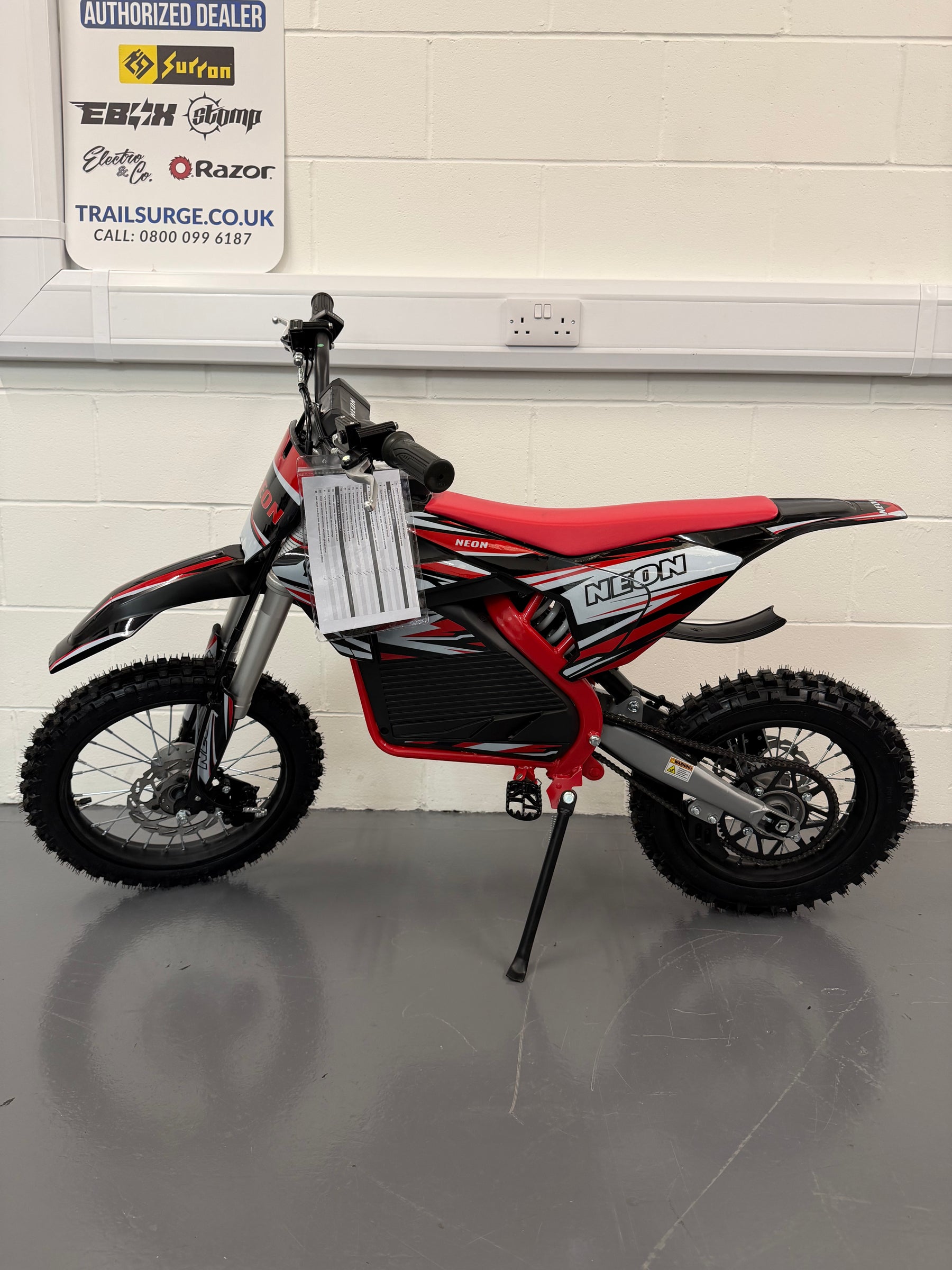 Real product photo of Neon Titan X 60V Electric Dirt Bike from TrailSurge