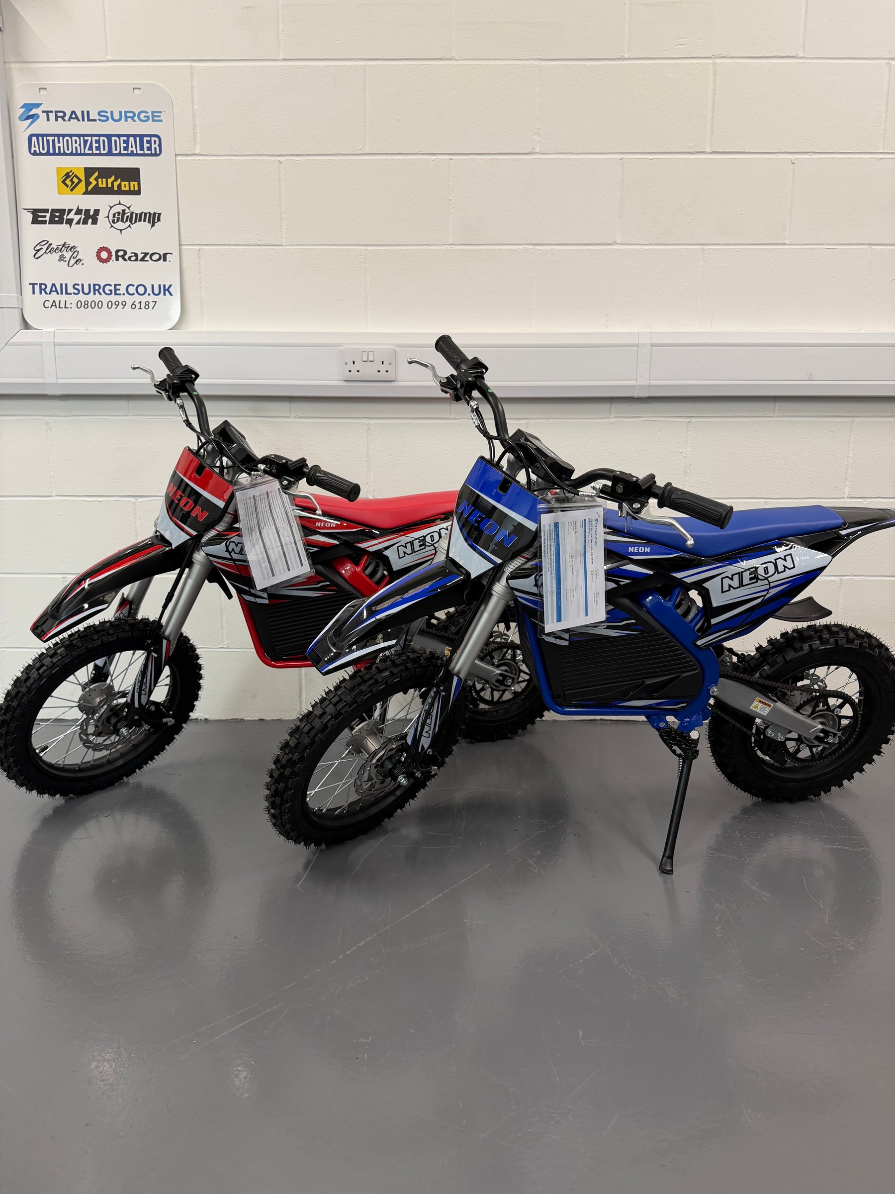 Real product photo of Neon Titan X 60V Electric Dirt Bike from TrailSurge