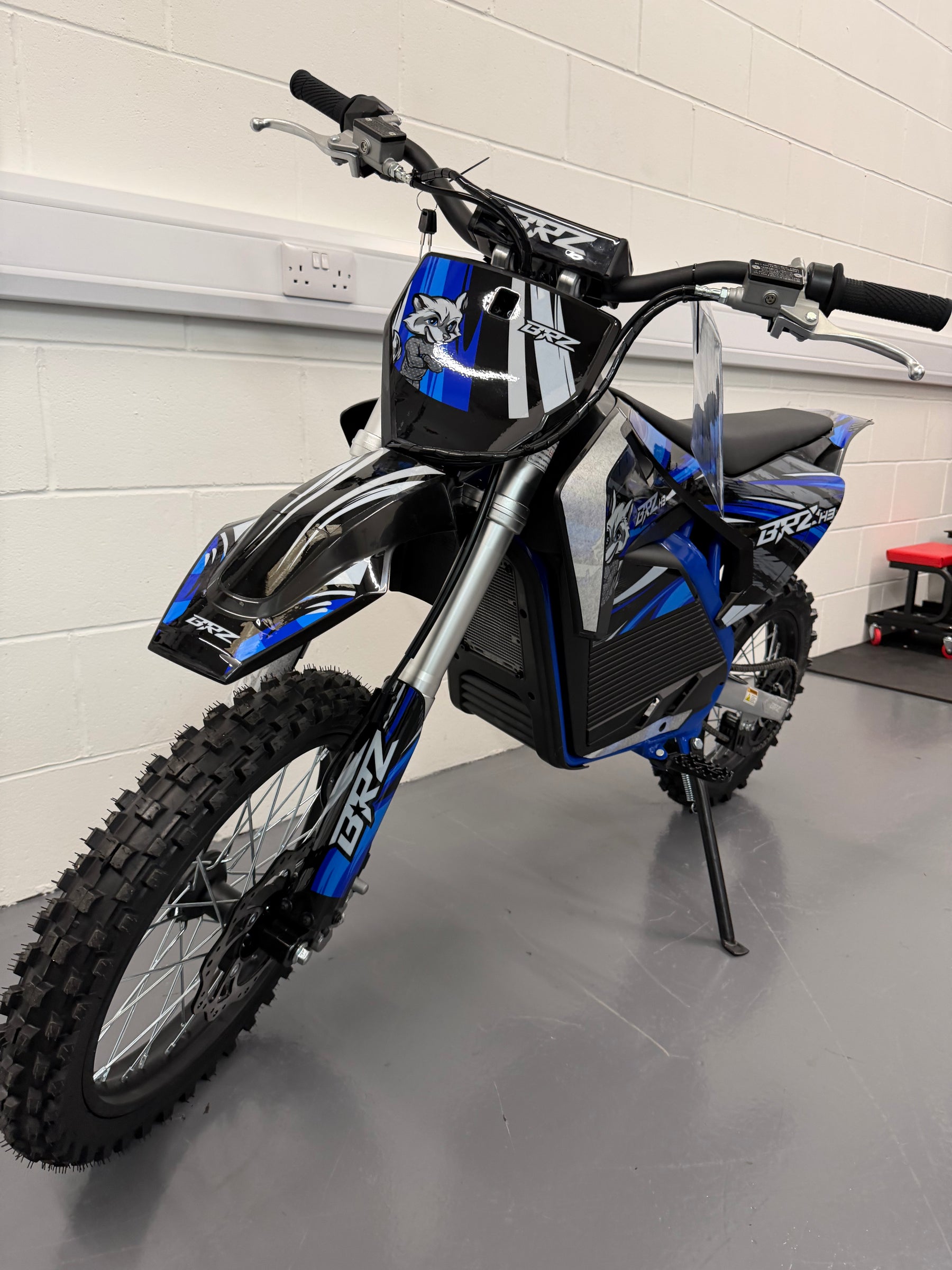 Real product photo of BRZ 72V Neon Thunder Pro Electric Dirt Bike from TrailSurge