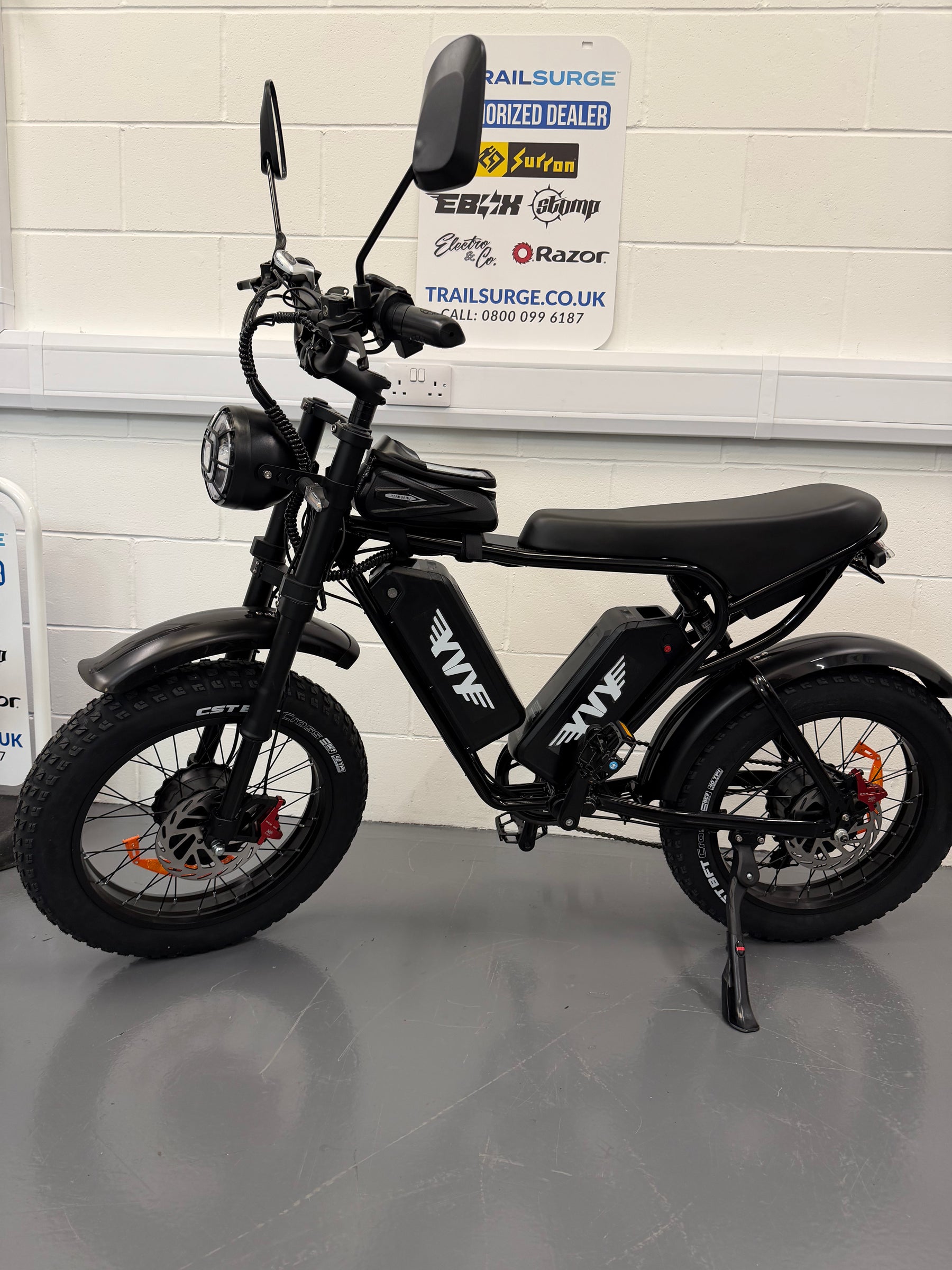 Real product photo of YVY Q20 (C20) PRO elektrische fiets from TrailSurge