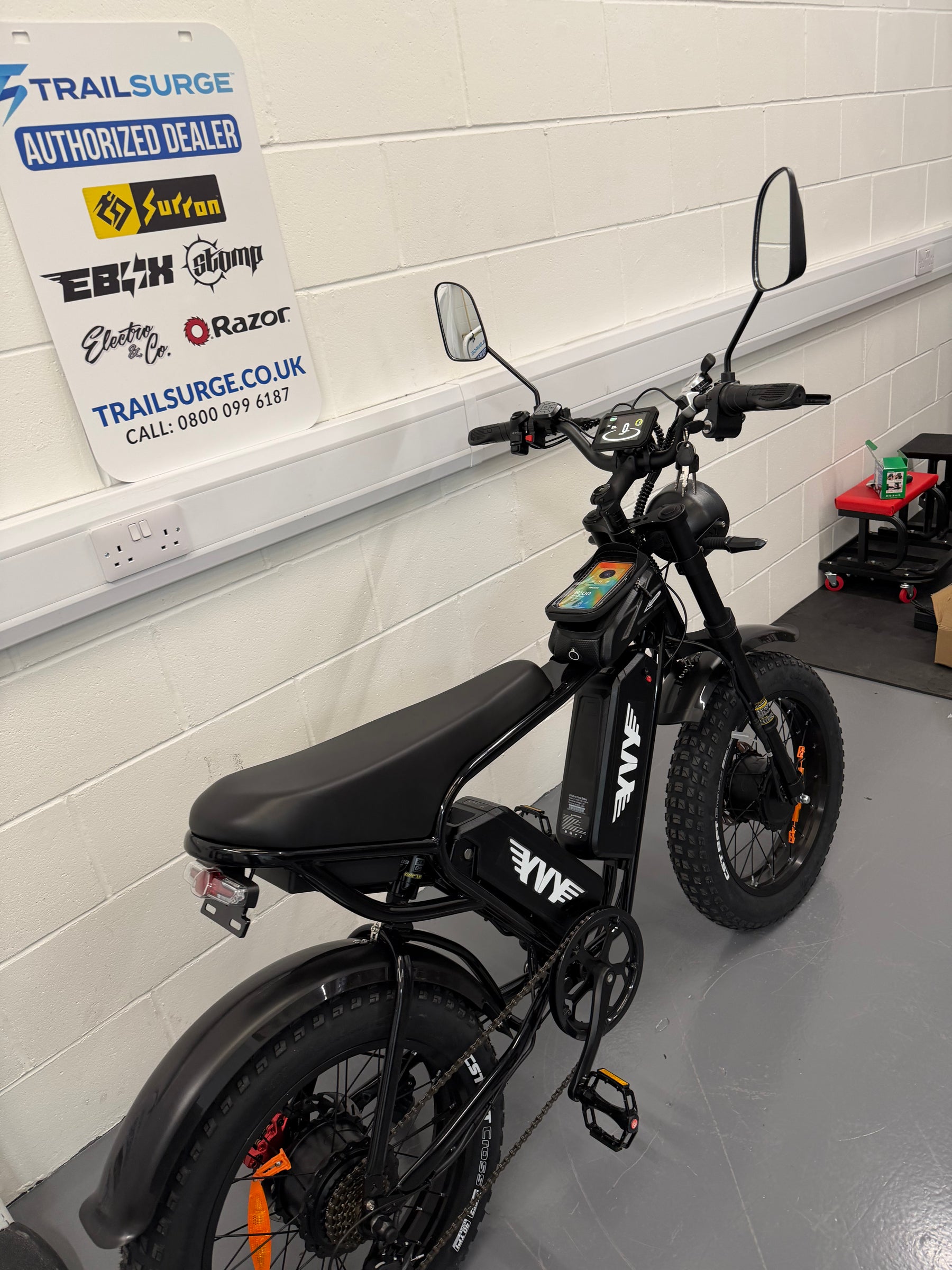 Real product photo of YVY Q20 (C20) PRO elektrische fiets from TrailSurge