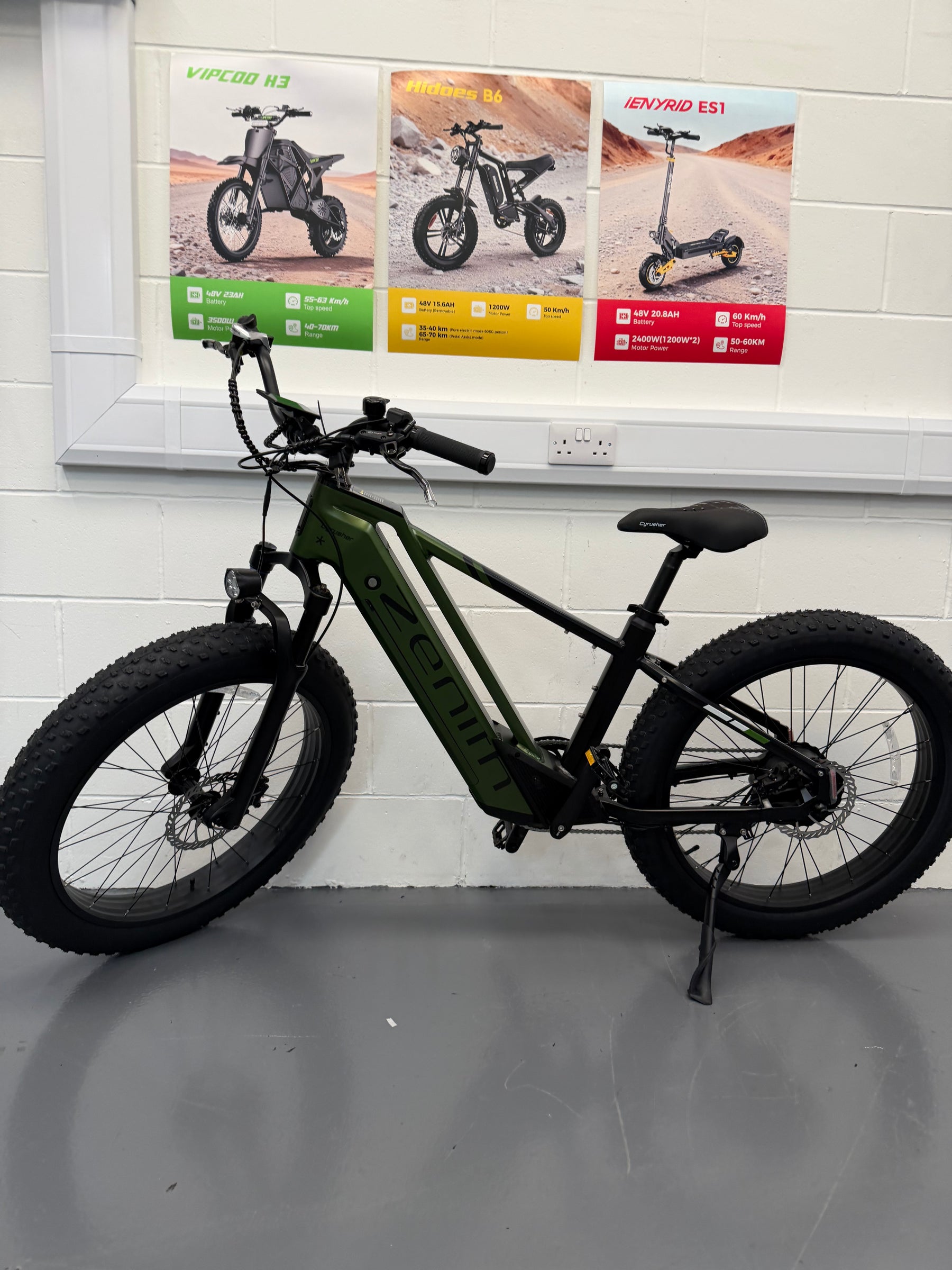 Real product photo of Cyrusher Zenith Electric Bike from TrailSurge