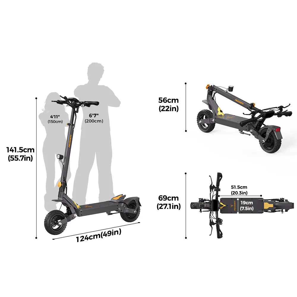 Ausom L1 Electric Scooter 800W 48V 15AH Ausom