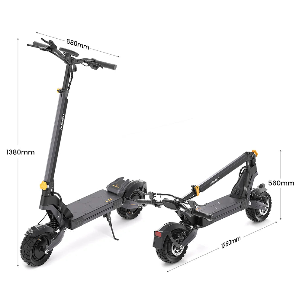 Ausom L2 Dual Motor Electric Scooter 1600W 48V 15AH Ausom