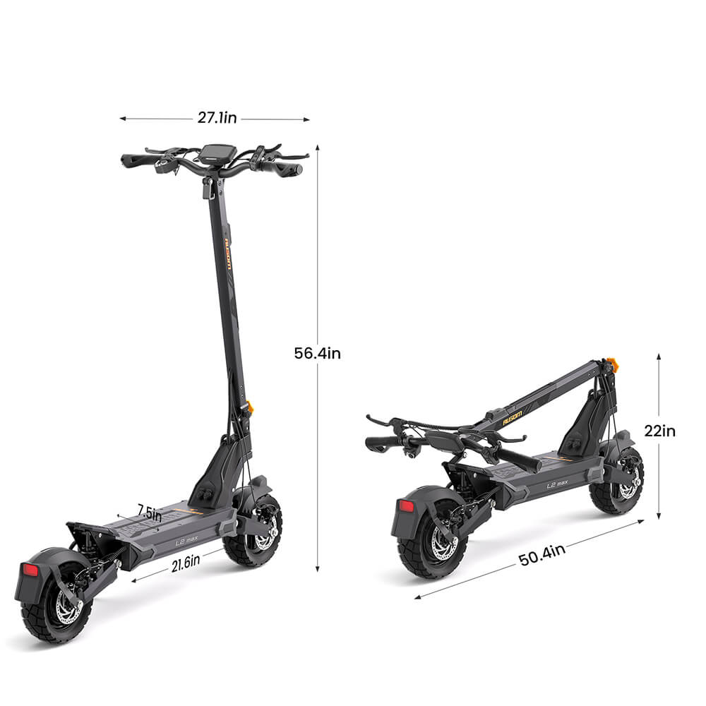 Ausom L2 MAX Electric Scooter 1000W 48V 20AH Ausom