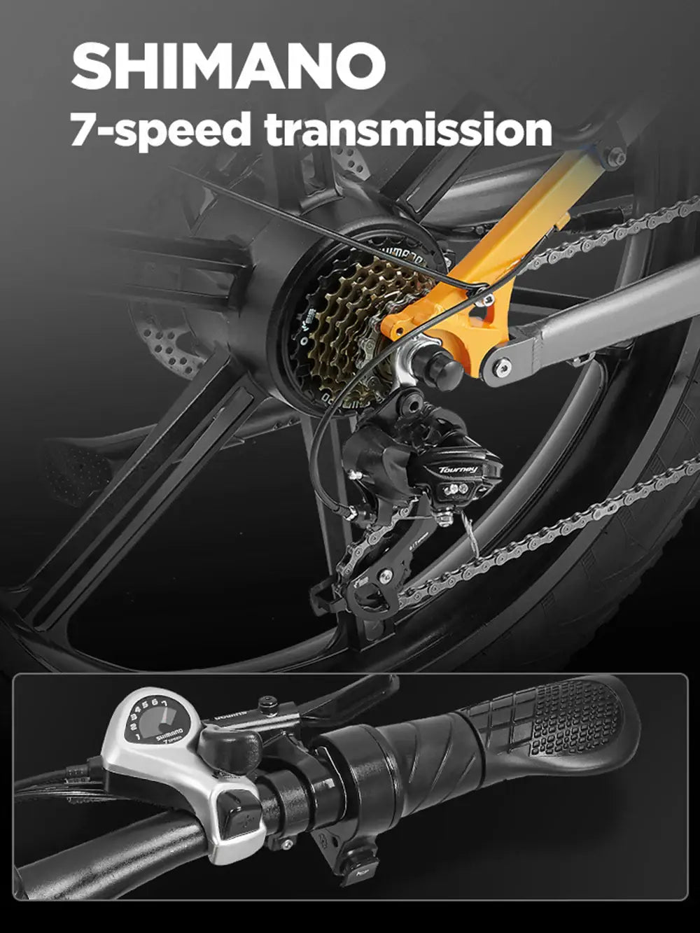 Randride YX80-2 Electric Mountain Bike 48V 20Ah Dual Motor Randride