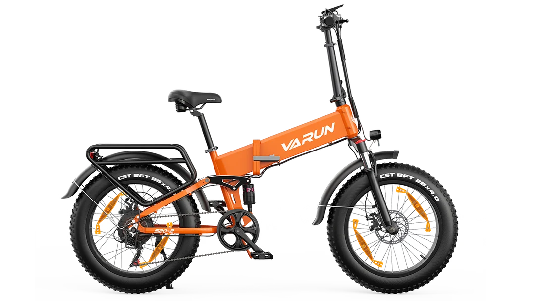 VARUN S20-2 Full Suspension Folding Fat Tyre Electric Bike 4